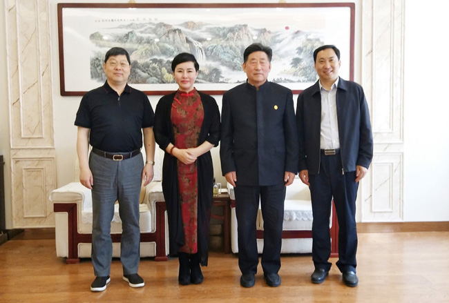 县委书记毛文明会见陈式太极拳著名传承人陈小旺_温县