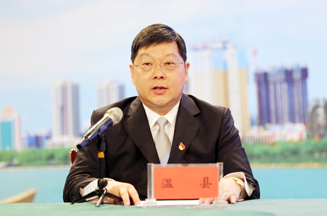 温县县委书记毛文明